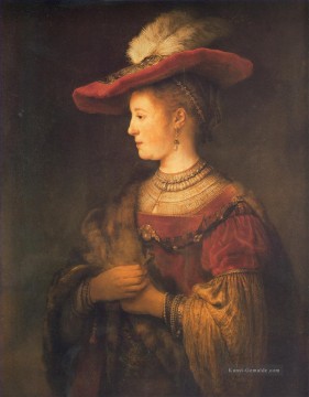 Saskia Porträt Rembrandt Ölgemälde